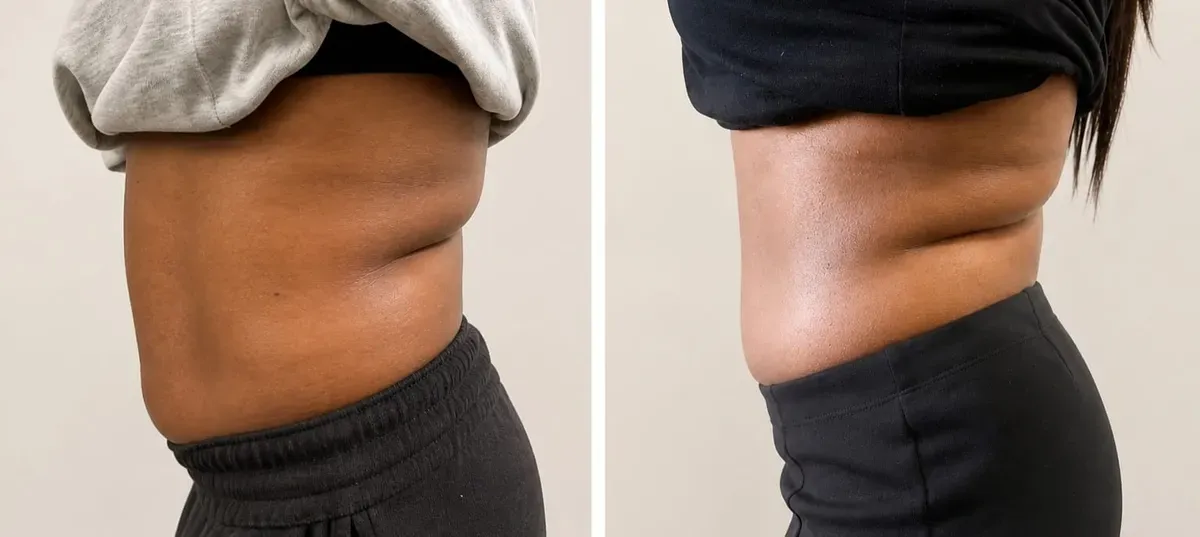 Non-surgical BBL vacuum therapy lifting and shaping the buttocks